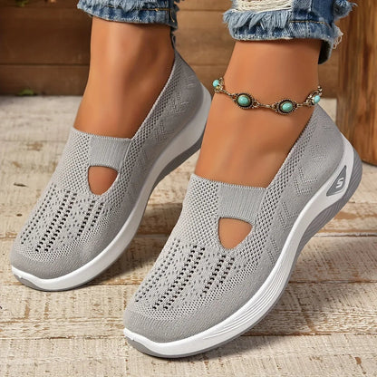 Damskie ortopedyczne buty sportowe z siateczką – lekkie i oddychające
