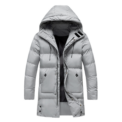 Długa Parka Zimowa dla Mężczyzn – Elegancka i Ciepła