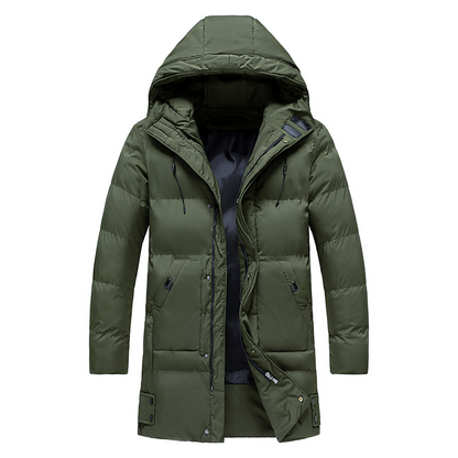 Długa Parka Zimowa dla Mężczyzn – Elegancka i Ciepła