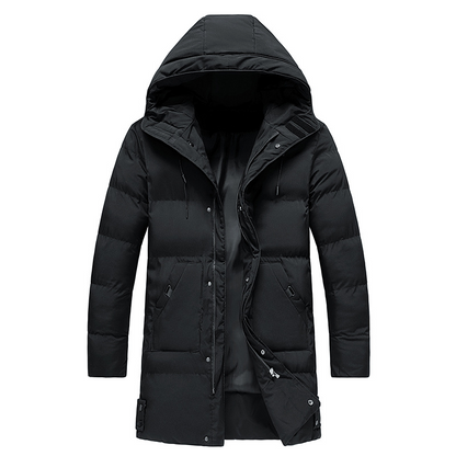 Długa Parka Zimowa dla Mężczyzn – Elegancka i Ciepła
