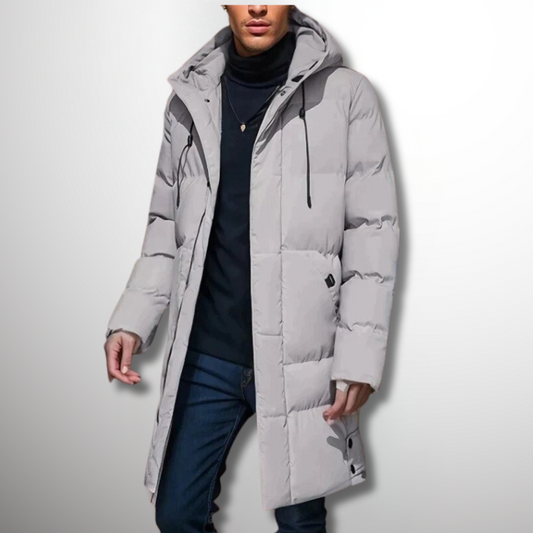 Długa Parka Zimowa dla Mężczyzn – Elegancka i Ciepła