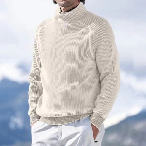 Elegancki sweter z kaszmiru dla mężczyzn – Ciepły i stylowy