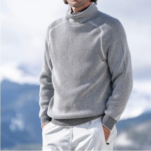 Elegancki sweter z kaszmiru dla mężczyzn – Ciepły i stylowy