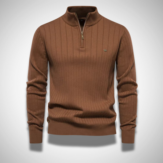 Elegancki sweter z zamkiem błyskawicznym dla mężczyzn – Komfort i styl