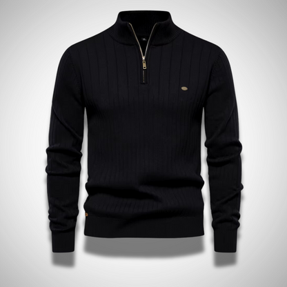 Elegancki sweter z zamkiem błyskawicznym dla mężczyzn – Komfort i styl