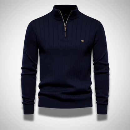Elegancki sweter z zamkiem błyskawicznym dla mężczyzn – Komfort i styl