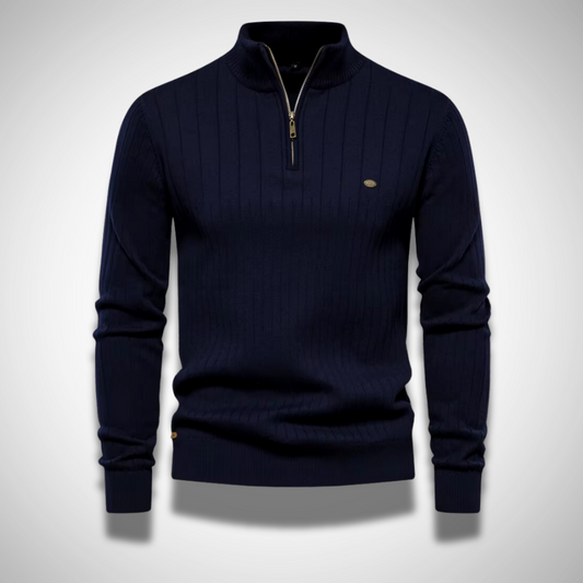 Elegancki sweter z zamkiem błyskawicznym dla mężczyzn – Komfort i styl
