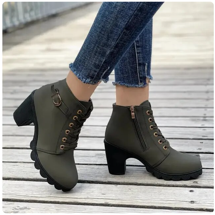 Eleganckie Buty Chelsea na Wysokim Obcasie dla Kobiet – Komfort i Styl