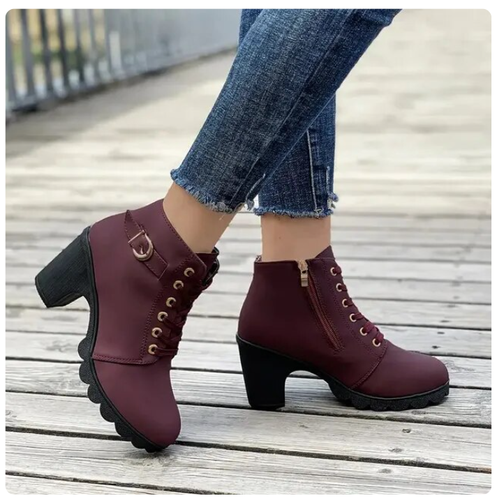 Eleganckie Buty Chelsea na Wysokim Obcasie dla Kobiet – Komfort i Styl