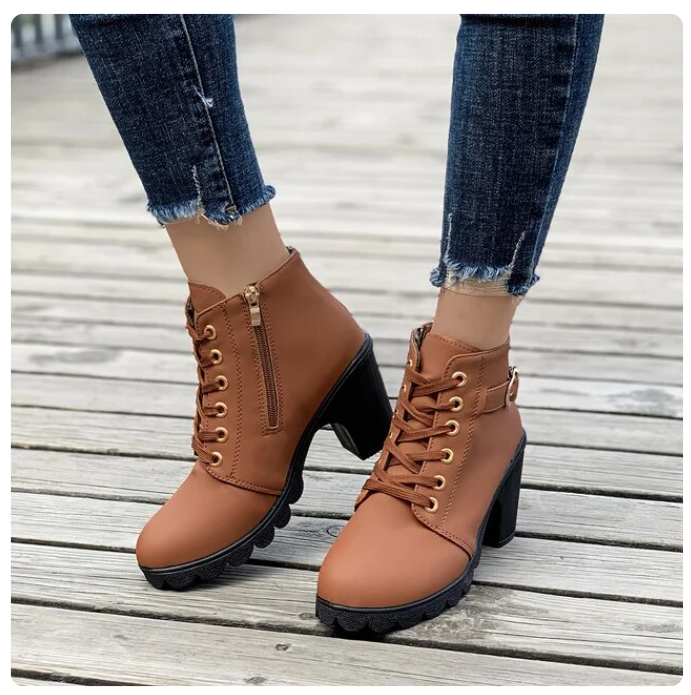 Eleganckie Buty Chelsea na Wysokim Obcasie dla Kobiet – Komfort i Styl