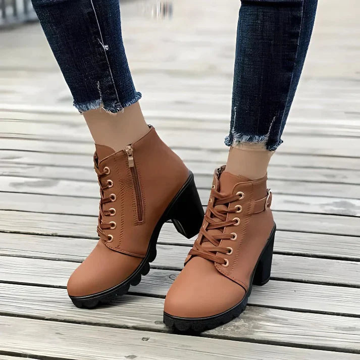Eleganckie Buty Chelsea na Wysokim Obcasie dla Kobiet – Komfort i Styl