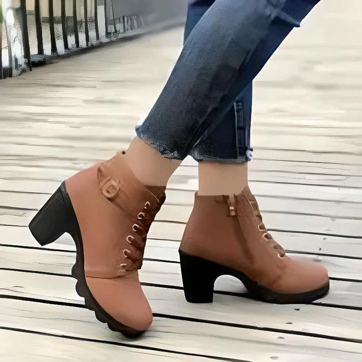 Eleganckie Buty Chelsea na Wysokim Obcasie dla Kobiet – Komfort i Styl