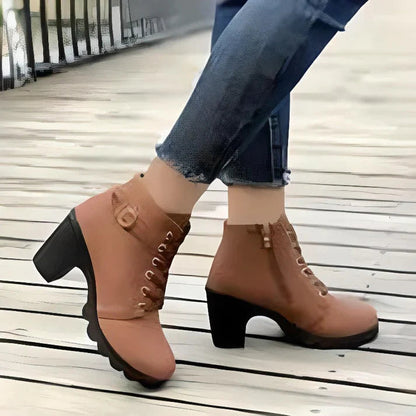 Eleganckie Buty Chelsea na Wysokim Obcasie dla Kobiet – Komfort i Styl
