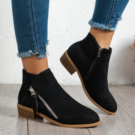 Eleganckie Buty Damskie z Boczny Zamek – Komfortowy i Stylowy Design