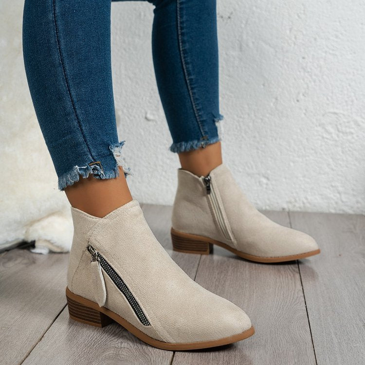Eleganckie Buty Damskie z Boczny Zamek – Komfortowy i Stylowy Design