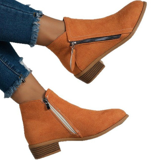 Eleganckie Buty Damskie z Boczny Zamek – Komfortowy i Stylowy Design