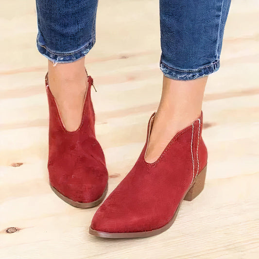 Eleganckie Buty Zamek na Kostkę dla Kobiet – Komfort i Styl