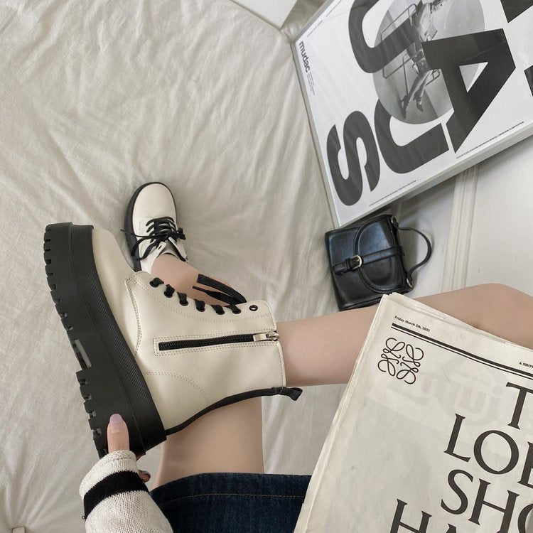 Eleganckie Koronkowe Buty Damskie z Platformą – Styl i Komfort