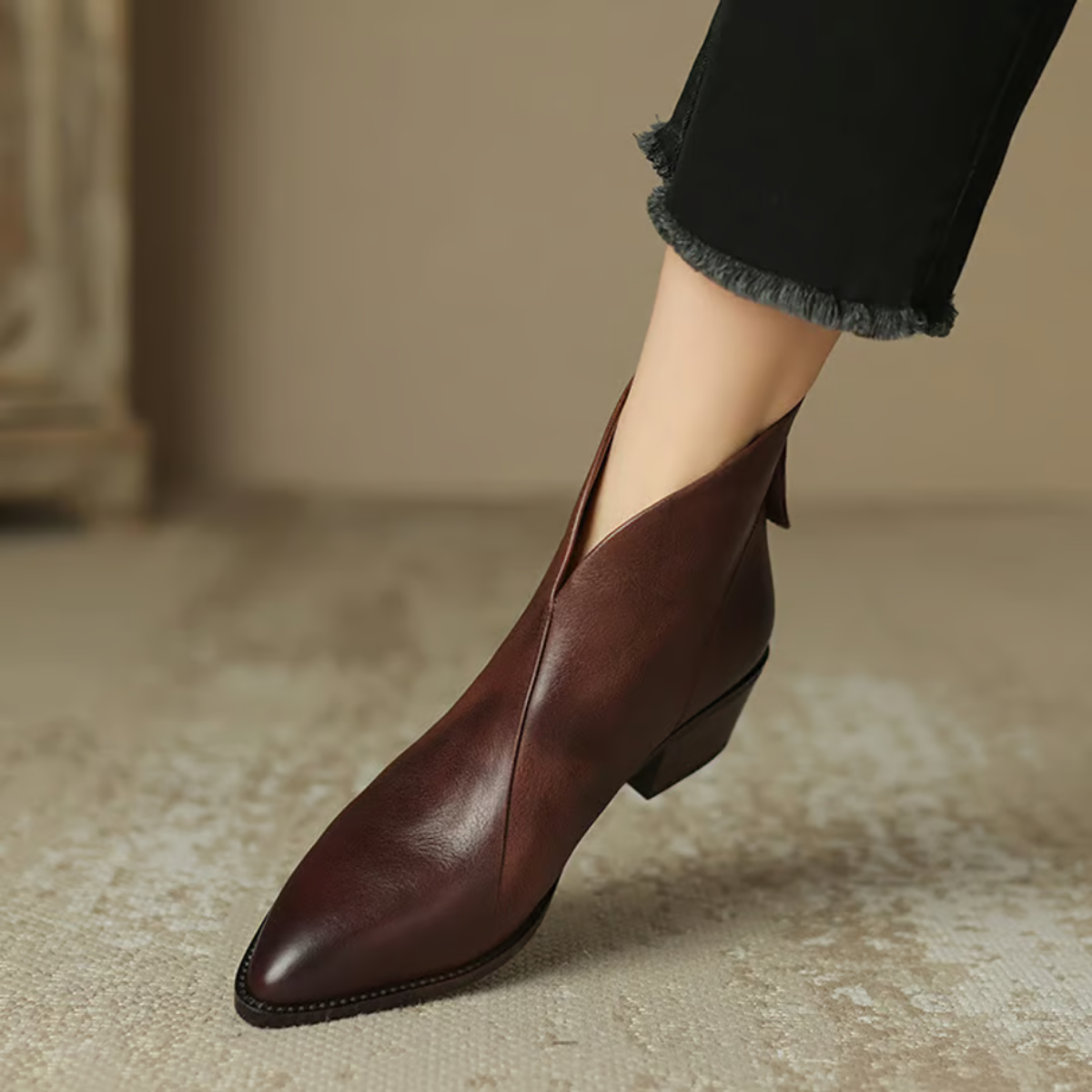 Eleganckie botki skórzane dla kobiet – Komfort i styl na każdą okazję