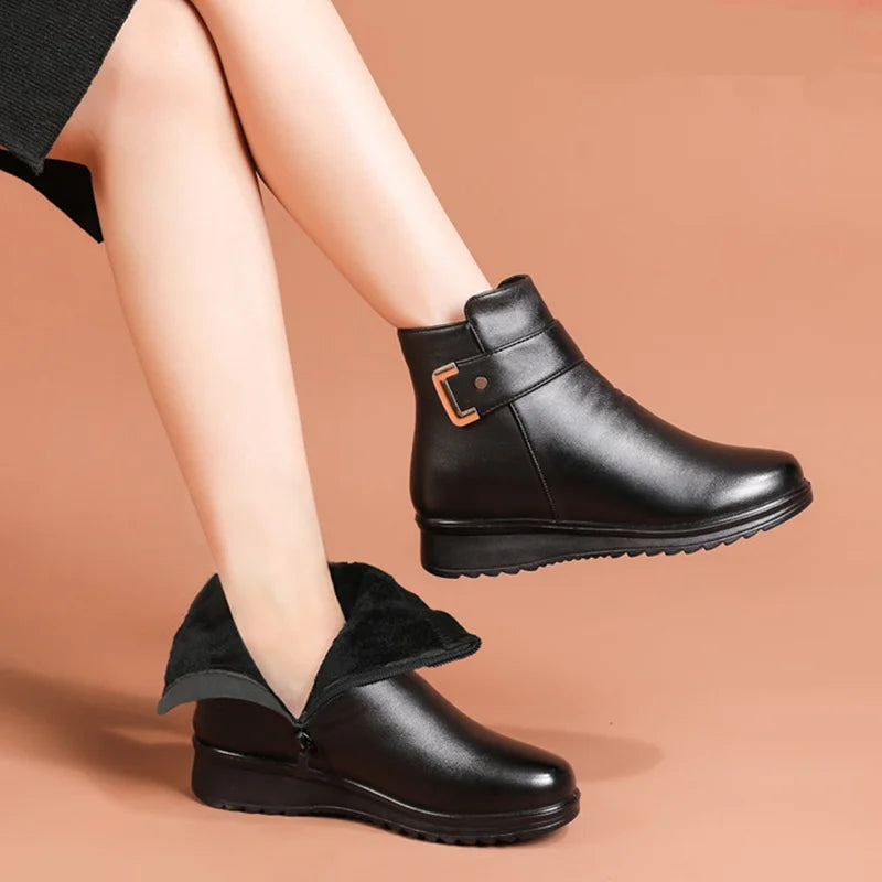 Eleganckie buty zimowe dla kobiet – Wygodne i stylowe