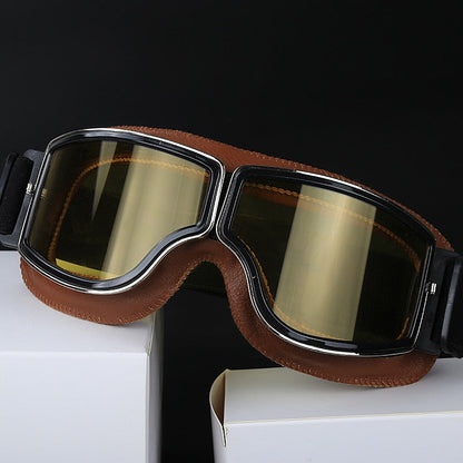 Gogle Motocyklowe – Ochrona UV i Komfort – Idealne do Jazdy na Motocyklu i Rowerze