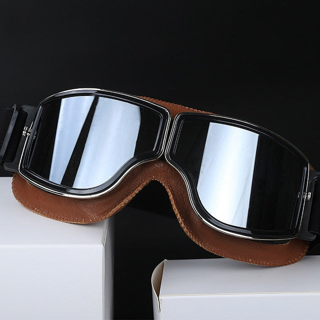 Gogle Motocyklowe – Ochrona UV i Komfort – Idealne do Jazdy na Motocyklu i Rowerze