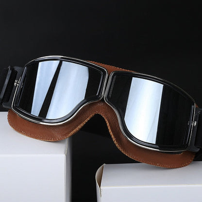 Gogle Motocyklowe – Ochrona UV i Komfort – Idealne do Jazdy na Motocyklu i Rowerze