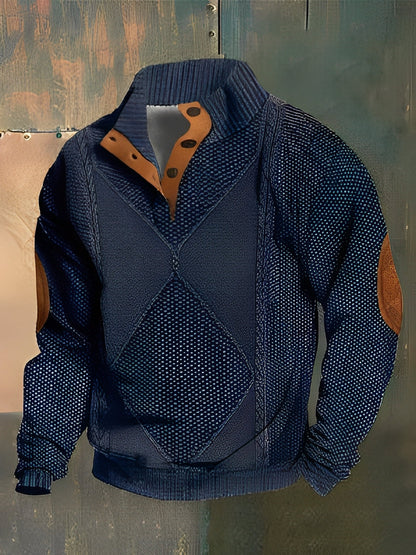 Kaszmirowy sweter z golfem dla mężczyzn – Luksusowy i stylowy