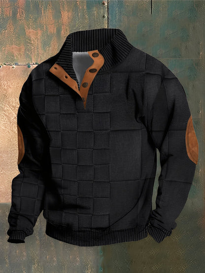 Kaszmirowy sweter z golfem dla mężczyzn – Luksusowy i stylowy