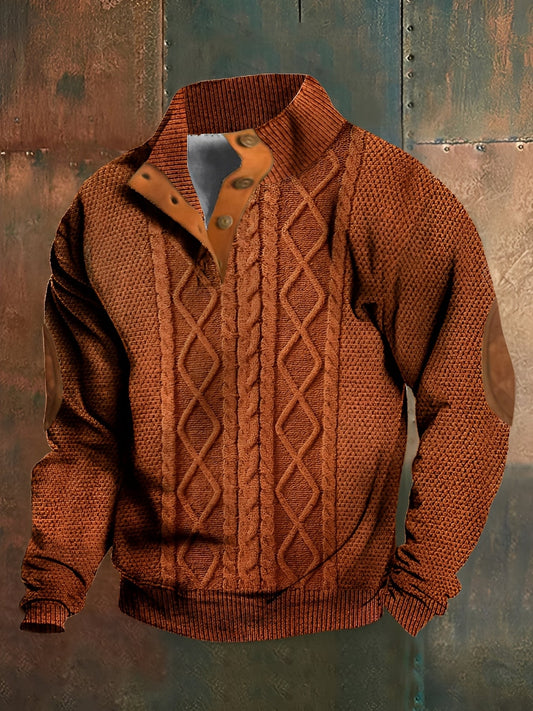 Kaszmirowy sweter z golfem dla mężczyzn – Luksusowy i stylowy