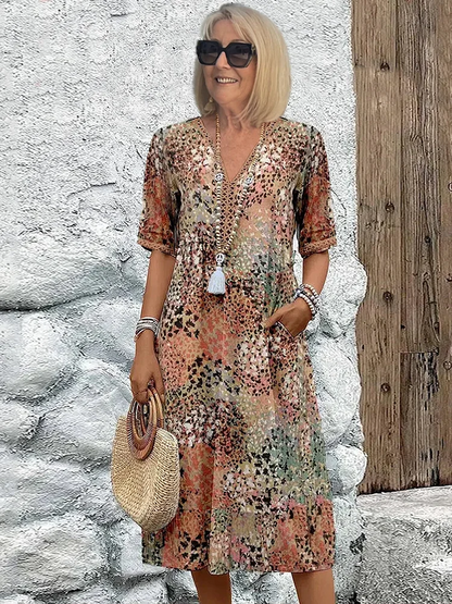 Kwiatowa Sukienka na Lato dla Kobiet – Lekka i Elegancka
