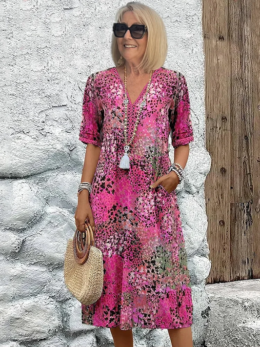 Kwiatowa Sukienka na Lato dla Kobiet – Lekka i Elegancka