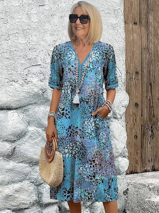 Kwiatowa Sukienka na Lato dla Kobiet – Lekka i Elegancka