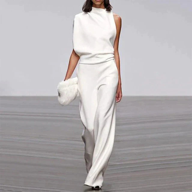 Letni Jumpsuit bez Rękawów dla Kobiet – Elegancki i Wygodny