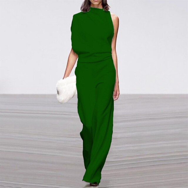 Letni Jumpsuit bez Rękawów dla Kobiet – Elegancki i Wygodny