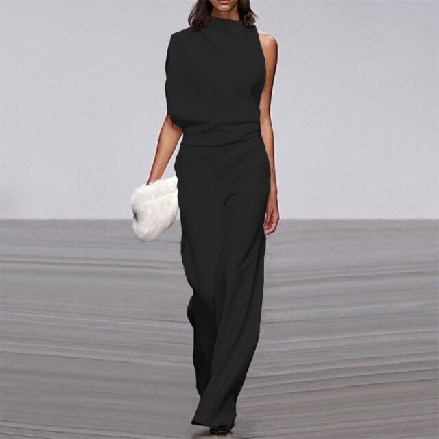 Letni Jumpsuit bez Rękawów dla Kobiet – Elegancki i Wygodny