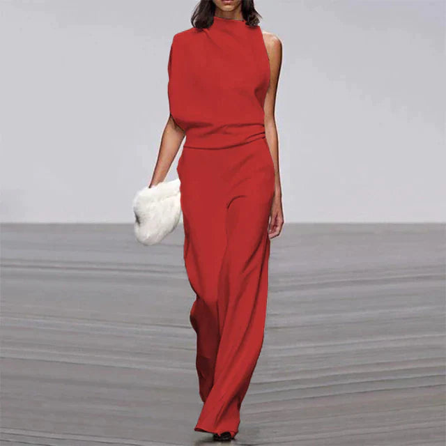 Letni Jumpsuit bez Rękawów dla Kobiet – Elegancki i Wygodny