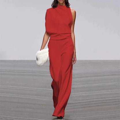 Letni Jumpsuit bez Rękawów dla Kobiet – Elegancki i Wygodny