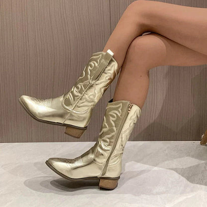 Metaliczne Buty Damskie – Eleganckie i Wygodne na Co Dzień