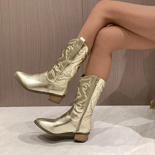 Metaliczne Buty Damskie – Eleganckie i Wygodne na Co Dzień