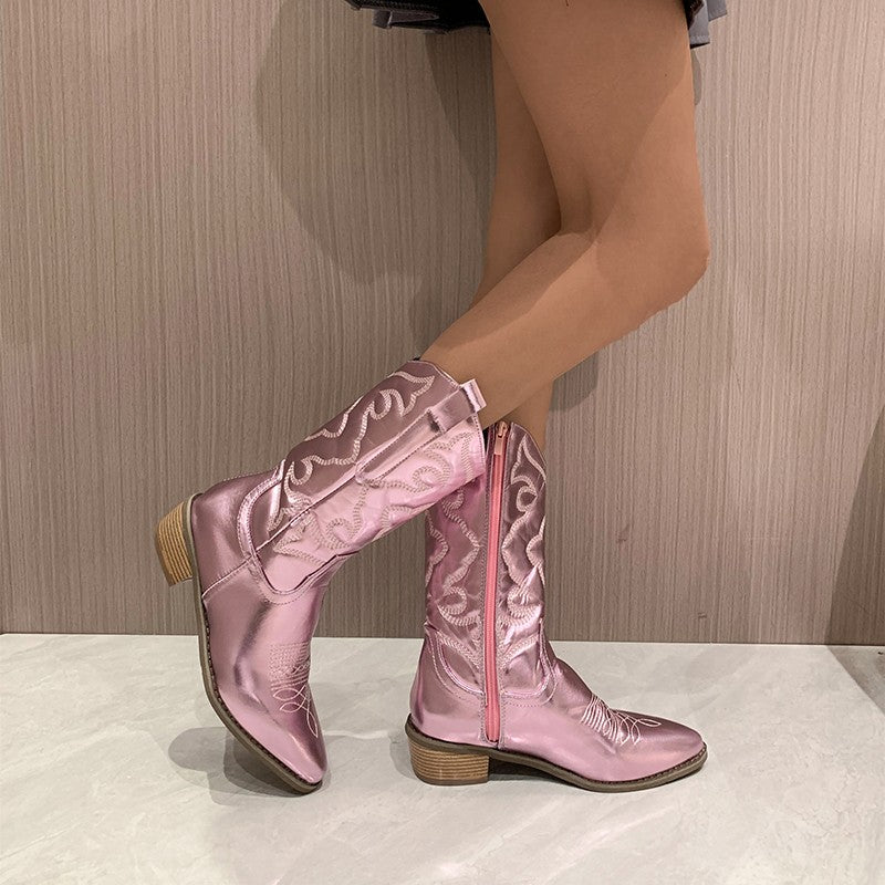 Metaliczne Buty Damskie – Eleganckie i Wygodne na Co Dzień