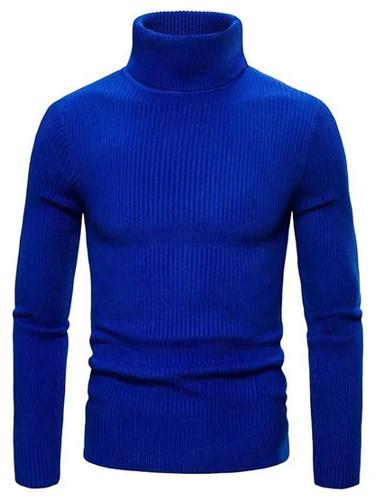 Nowoczesny Sweter Męski z Kołnierzem – Stylowy i Komfortowy