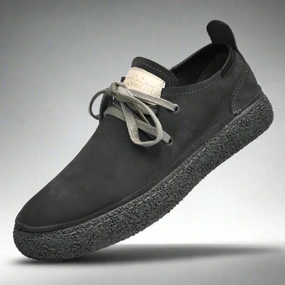 Nubukowe buty męskie z miękką podeszwą – Elegancja i komfort na co dzień
