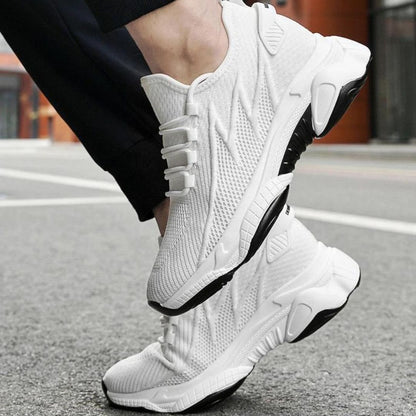 Oddychające Sneakersy Męskie z Podwyższeniem – Komfort i Nowoczesny Styl