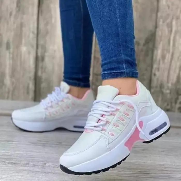 Oddychające Sneakersy dla Kobiet – Lekkie i Wygodne na Co Dzień