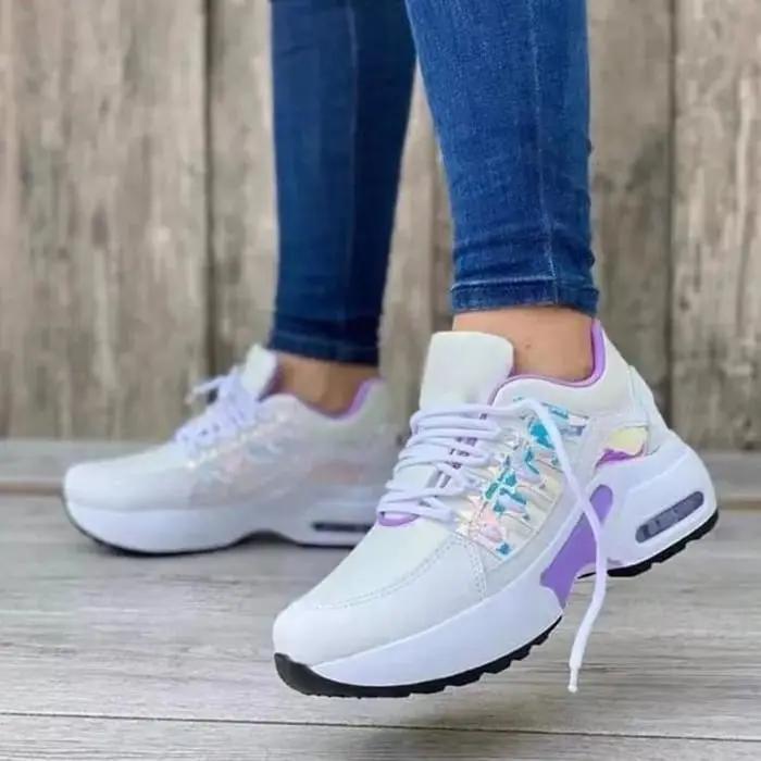 Oddychające Sneakersy dla Kobiet – Lekkie i Wygodne na Co Dzień