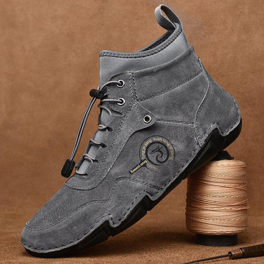 Oddychające, wsuwane buty męskie – miękka podeszwa i uniwersalny styl