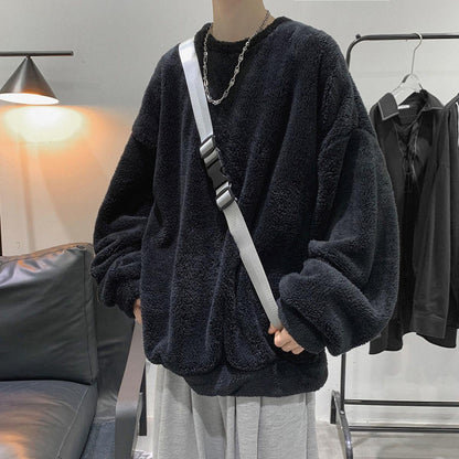 Oversize Bluza Męska z Kapturem – Ciepła i Wygodna na Chłodne Dni