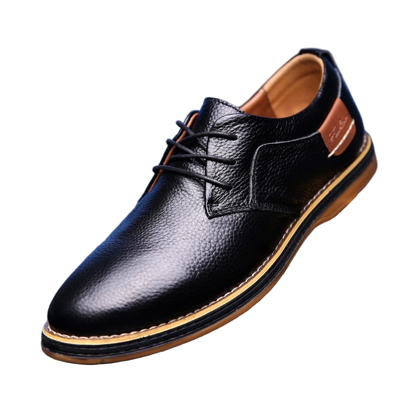Skórzane Oxfordy dla Mężczyzn – Elegancki i Wygodny Styl