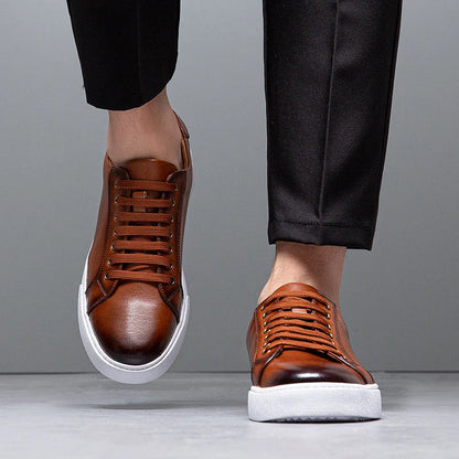 Skórzane Sneakery Męskie – Stylowe i Wygodne na Co Dzień